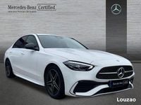 Usado Mercedes C200 AMG line 163 CV (119 kW) 2024 Blanco polar