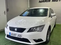 Usado Seat Leon Reference 110 CV (80 kW) 2015 Blanco Berlina