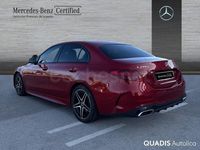 Usado Mercedes C220 200 CV (147 kW) 2022 Granate Berlina