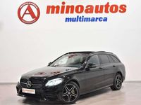 Usado Mercedes C300e AMG line 310 CV (228 kW) 2020 Negro Familiar