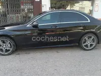 Usado Mercedes C220 AMG line 170 CV (125 kW) 2017 Negro Berlina