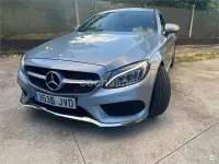 Usado Mercedes C220 AMG line 170 CV (125 kW) 2016 Gris / plata Coupe