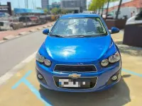 Usado Chevrolet Aveo LTZ 101 CV (74 kW) 2013 Azul Berlina