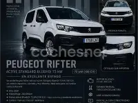 Usado Peugeot Rifter Active 130 CV (95 kW) 2021 Blanco Monovolumen