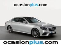 Usado Mercedes E220 AMG 194 CV (142 kW) 2016 Gris plata Berlina