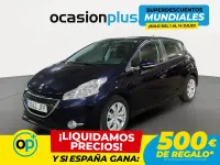 Usado Peugeot 208 Active 82 CV (60 kW) 2015 Azul Utilitario