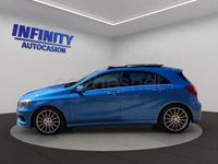 Usado Mercedes A200 AMG line 156 CV (114 kW) 2013 Azul Berlina