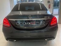 Usado Mercedes C220 AMG line 170 CV (125 kW) 2015 Gris / plata Berlina