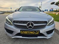 Usado Mercedes C220 AMG line 170 CV (125 kW) 2016 Gris / plata Coupe