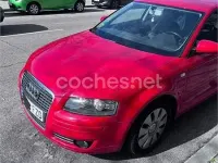 Usado Audi A3 Ambiente 125 CV (91 kW) 2008 Rojo Utilitario