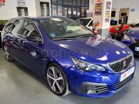 Usado Peugeot 308 SW GT 180 CV (132 kW) 2019 Azul Familiar