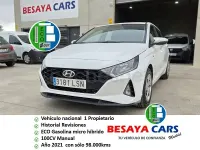 Usado Hyundai i20 100 CV (73 kW) 2021 Blanco Utilitario