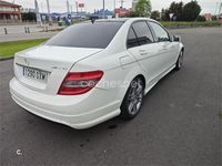 Usado Mercedes C200 Avantgarde 136 CV (100 kW) 2010 Blanco Berlina
