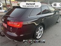 Usado Audi A6 S-Line 245 CV (180 kW) 2014 Negro Familiar