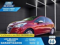 Usado Peugeot 208 Style 82 CV (60 kW) 2017 Rojo Utilitario