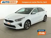 Usado Kia Ceed 120 CV (88 kW) 2018 Blanco Utilitario