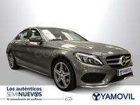 Usado Mercedes C220 Avantgarde 170 CV (125 kW) 2016 Gris Berlina