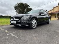 Usado Mercedes C200 Elegance 136 CV (100 kW) 2015 Negro Familiar