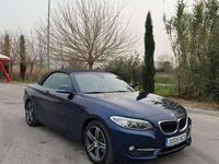 Usado BMW 220 Sport Line 190 CV (139 kW) 2016 Azul Descapotable