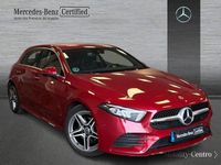 Usado Mercedes A180 AMG line 116 CV (85 kW) 2022 Patagonia red  metallic paint Berlina