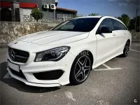 Usado Mercedes CLA180 Shooting Brake AMG line 122 CV (89 kW) 2017 Blanco Familiar