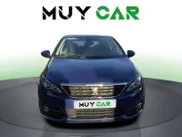 Usado Peugeot 308 Allure 110 CV (80 kW) 2018 Azul Utilitario