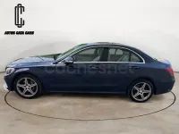 Usado Mercedes C220 AMG line 170 CV (125 kW) 2016 Azul Berlina
