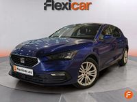Usado Seat Leon Style 130 CV (95 kW) 2021 Azul Familiar