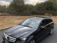 Usado Mercedes C350 306 CV (225 kW) 2012 Negro Familiar