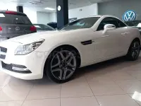 Usado Mercedes SLK250 204 CV (150 kW) 2014 Blanco Descapotable