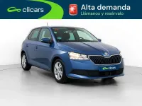 Usado Skoda Fabia Ambition 95 CV (69 kW) 2021 Azul Utilitario