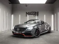 Usado Mercedes C63S AMG 510 CV (375 kW) 2019 Gris / plata Descapotable