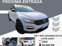Usado VW T-Roc Advance 110 CV (80 kW) 2022 Blanco SUV
