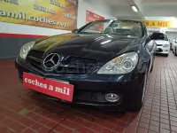 Usado Mercedes SLK200 184 CV (135 kW) 2010 Azul Descapotable