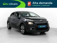 Usado Citroën C3 PureTech 82 CV (60 kW) 2018 Negro Utilitario