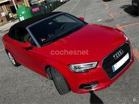 Usado Audi A3 Cabriolet Design 110 CV (80 kW) 2017 Rojo Descapotable