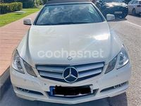 Usado Mercedes E200 Avantgarde 184 CV (135 kW) 2010 Blanco Descapotable