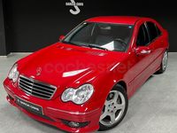 Usado Mercedes C230 Avantgarde 204 CV (150 kW) 2006 Rojo Berlina