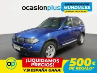 Usado BMW X3 177 CV (130 kW) 2010 Azul SUV