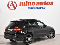 Usado Mercedes GLC220 AMG line 170 CV (125 kW) 2016 Negro SUV