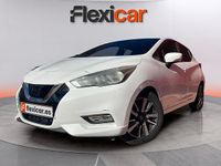 Usado Nissan Micra N-Connecta 90 CV (66 kW) 2018 Blanco Utilitario