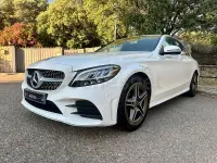 Usado Mercedes C200 160 CV (117 kW) 2019 Blanco Berlina
