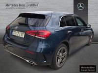 Usado Mercedes A250 AMG line 218 CV (160 kW) 2021 Azul denim Berlina