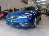 Usado Seat Leon XCELLENCE 150 CV (110 kW) 2020 Azul Utilitario