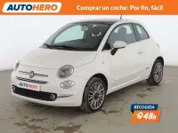 Usado Fiat 500 Lounge 70 CV (51 kW) 2016 Blanco Utilitario
