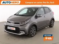 Usado Kia Picanto X-Line 100 CV (73 kW) 2022 Gris Utilitario