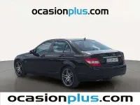 Usado Mercedes C200 Avantgarde 136 CV (100 kW) 2010 Negro Berlina