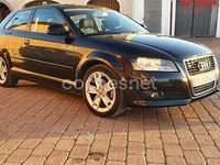 Usado Audi A3 Ambiente 105 CV (77 kW) 2008 Negro Berlina