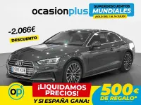 Usado Audi A5 S-Line 190 CV (139 kW) 2017 Gris Coupe