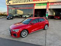Usado Audi A3 S-Line 150 CV (110 kW) 2021 Rojo Berlina
